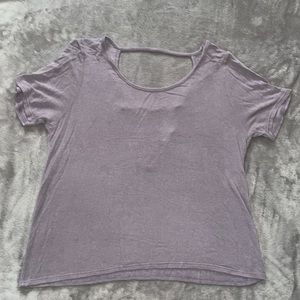Tilly’s open back t-shirt